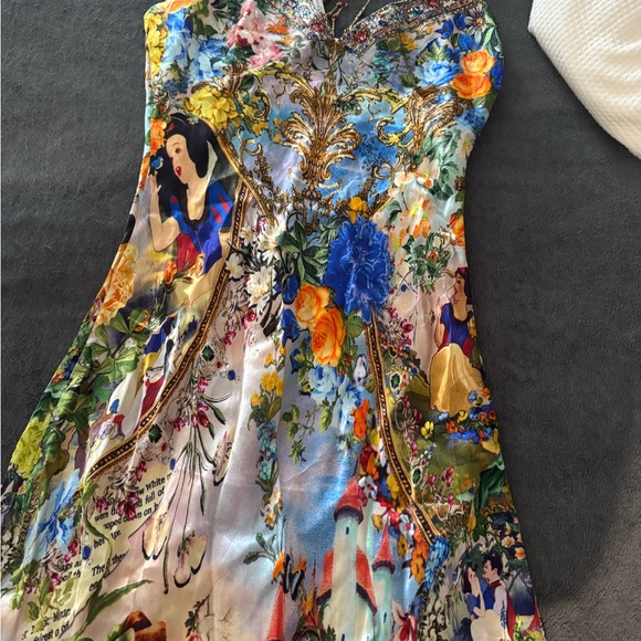 Camilla Blue and Orange Floral Dress NWT silk 100% - Picture 3 of 7